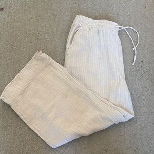 Time and Tru Cream Wide Leg Pants